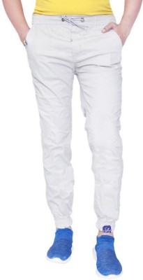 QFA Regular Fit Men White Trousers