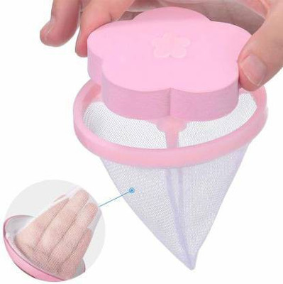 DEVDOX 1 Shape Home Washing Machine Floating Net Bag Hair Removal Ball Debris Thread Cleaning Filter Net Lint Mesh Bag Detergent Bar (0.2 g) Detergent Bar(0.2 g, Pack of 2)