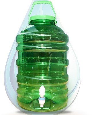 Buildingshop Water Can with Tap - Water Jar 20 Liter - Water Camper with Strong Handle & High Durable Tap (Grass Green) Bottled Water Dispenser