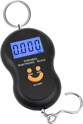 Glancing Digital Weight Machine- 50Kg Portable Electronic Digital LCD Pocket Weighing Hanging Scale For Travel Luggage Weighing Scale | Fishing Portable Weight Scale Taraju Tarazu Kata L/1/KGA Luggage Weighing Scale(Black) Glancing Digital Weight Machine- 50Kg Portable Electronic Digital LCD Pocket Weighing Hanging Scale For Travel Luggage Weighing Scale | Fishing Portable Weight Scale Taraju Tarazu Kata L/1/KGA Luggage Weighing Scale(Black)