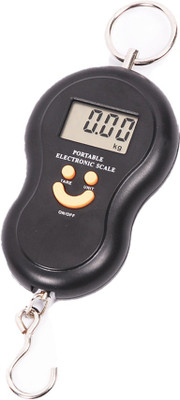 QNOVE Digital Hanging Scale, Lcd Screen 50Kgn Weight Capacity C15QA Weighing Scale(Black)