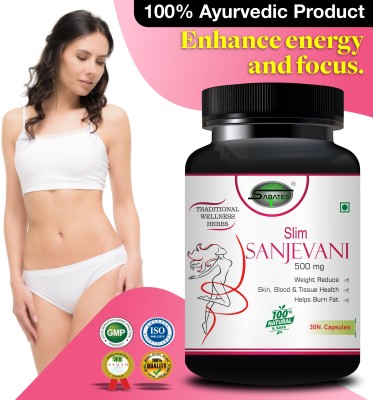 Sabates Slim Sanjevani Ayurvedic Formula Removes Extra Body Fat & Weight Management(Pack of 3)