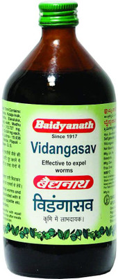 Baidyanath Vidangasava - Effective to Expel Worms, 450 ml(Pack of 2, 900 ml)