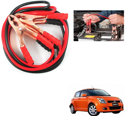 AuTO ADDiCT Car 500Amp Heavy Duty Battery booster cable for Maruti Suzuki Old Swift 7.5 ft Battery Jumper Cable(Pack of 2)