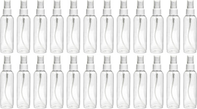 nsb herbals 100 ml PET Spray Bottle(Pack of 24, Clear)