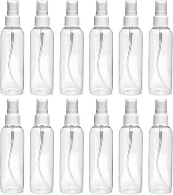 nsb herbals 100 ml PET Spray Bottle(Pack of 12, Clear)