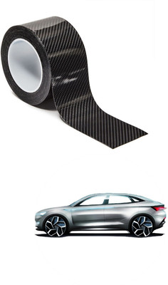 PRTEK Plastic Car Bumper Guard(Black, Pack of 1, Skoda, Universal For Car)