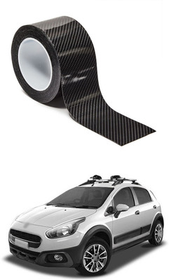 PRTEK Plastic Car Bumper Guard(Black, Pack of 1, Fiat, Avventura)