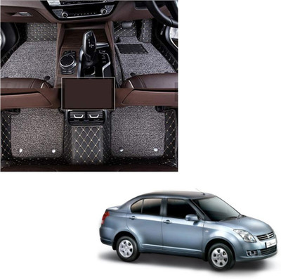 Drizon Leatherite 7D Mat For  Maruti Suzuki Swift Dzire(Black)