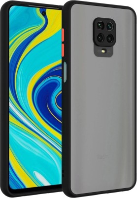 Mobilecovers Back Cover for Mi Redmi Note 9 Pro Max, Smoke Back cover for Redmi note 9 pro, Max(Black, Shock Proof, Pack of: 1)