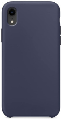 MobiSpiff Back Cover for Apple iPhone XR(Blue, Camera Bump Protector, Silicon, Pack of: 1)