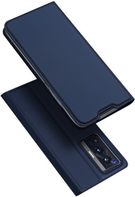 Dux Ducis Flip Cover for Vivo X70 Pro(Blue, Shock Proof)