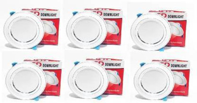 Nightstar 9 Watt White Color Ceiling Light / Downlight / Conceal Light Pack of 6 Recessed Ceiling Light Ceiling Lamp(White)