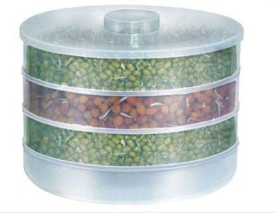 FIVANIO Plastic Sprout Maker  - 2000 ml(White)