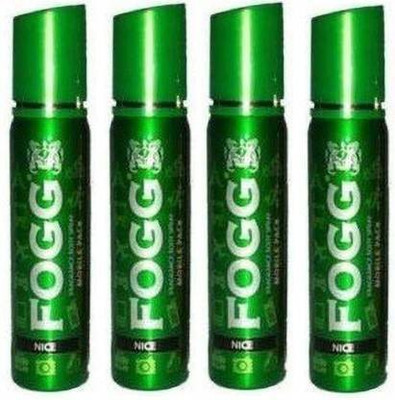FOGG NICE MOBILE POCKET BODY SPRAY FOR MEN AND WOMEN 100ML Body Spray  -  For Men & Women(100 ml, Pack of 4)