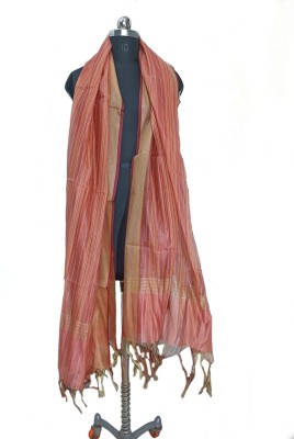 The SDF India Silk Blend Striped Women Dupatta