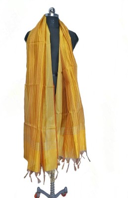 The SDF India Silk Blend Striped Women Dupatta