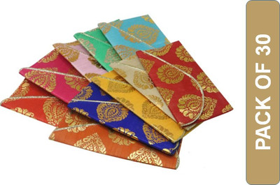 Dev Handicraft Envelopes(Pack of 30 Multicolor)