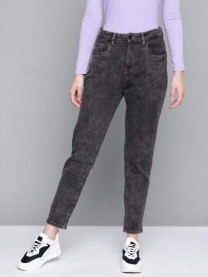 HARVARD Boyfriend Women Black Jeans