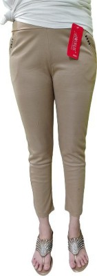 Seeds Premium Fashion Beige Jegging(Solid)