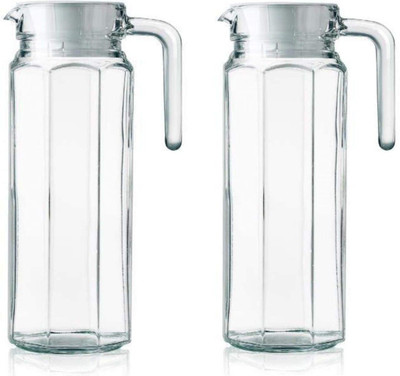 IndusBay 1.1 L, 1.1 L Borosilicate Glass Water Jug