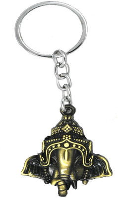 AFH Lord Ganesh Decorative Antiqe Bronze Gifting Key chain Key Chain