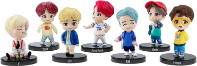 DSR (7 piece set)TINY TAN Toy PVC Keychain BTS BT21 Action Figures Toys keychains+Standee Boys Groups Model Toys Key Chain DSR (7 piece set)TINY TAN Toy PVC Keychain BTS BT21 Action Figures Toys keychains+Standee Boys Groups Model Toys Key Chain