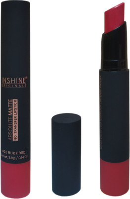 INSHINE ORIGINALS Matte Non Transfer Lipstick Ruby Red S402(Ruby Red, 3.5 g)