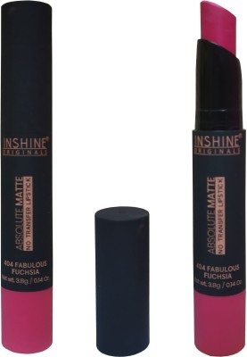 INSHINE ORIGINALS Matte Non Transfer Lipstick Fuchsia In Rage S414(Fuchsia In Rage, 3.5 g)