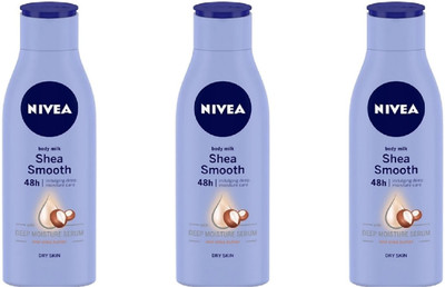 NIVEA Body Milk Shea Smooth Lotion 75 Ml ( Pack Of 3 )(225)