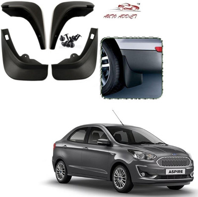 AuTO ADDiCT Rear Mud Guard, Front Mud Guard For Ford Figo Aspire 1.2 Ti-VCT Ambiente NA(Black)