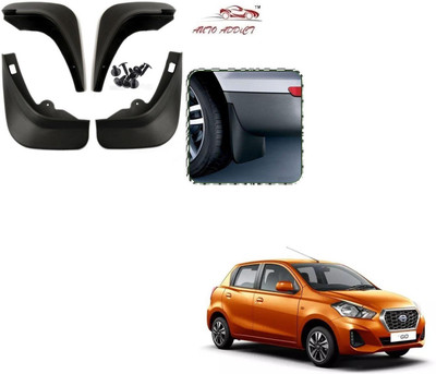 AuTO ADDiCT Rear Mud Guard, Front Mud Guard For Datsun GO 1.2 NA(Black)