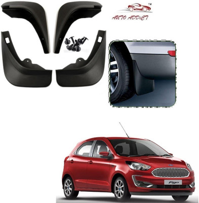 AuTO ADDiCT Rear Mud Guard, Front Mud Guard For Ford Figo 2015, NA(Black)