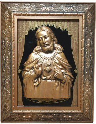 WINSOME COLLECTION Yeeshu Mashih Jesus Religious Frame