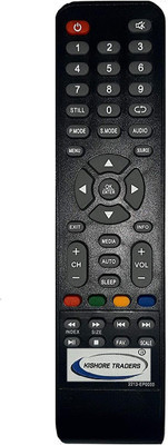 Kishore Traders Compatible Remote Control for LCD LED TV CH LED35 2213-EP0000 Worldtech, LCD LED Remote Controller(Black)