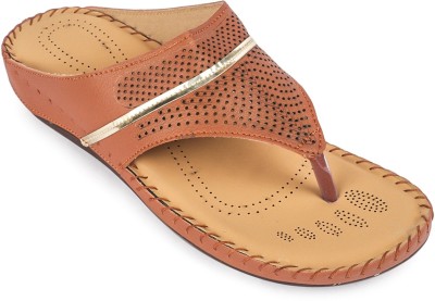 MYRA Women Sandals(Brown , 4)