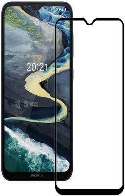 Q Box Edge To Edge Tempered Glass for Nokia C20 Plus(Pack of 1)