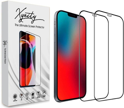 XYNITY Edge To Edge Tempered Glass for Apple iPhone 12 Mini(Pack of 2)