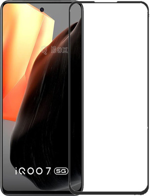 Q Box Edge To Edge Tempered Glass for VIVO IQOO7(Pack of 1)