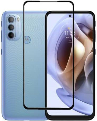 ASMANTIC Edge To Edge Tempered Glass for Motorola Moto G51 5G(Pack of 1)