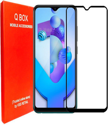 Q Box Edge To Edge Tempered Glass for VIVO Y1s(Pack of 1)