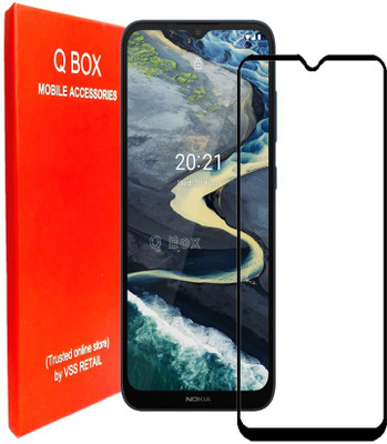 Q Box Edge To Edge Tempered Glass for Nokia C20 Plus(Pack of 1)