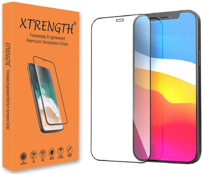 XTRENGTH Tempered Glass Guard for Apple iPhone 12, Apple iPhone 12 Pro(Pack of 1)