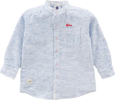 Tonyboy Boys Solid Casual Blue, Grey Shirt
