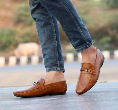 Knoos Loafers For Men(Tan)