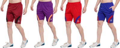 Dia A Dia Self Design Men Multicolor Sports Shorts