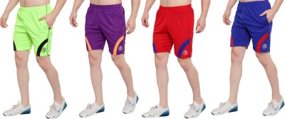 Dia A Dia Solid Men Multicolor Sports Shorts