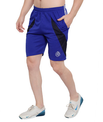 Dia A Dia Solid, Self Design Men Blue Sports Shorts, Casual Shorts, Gym Shorts