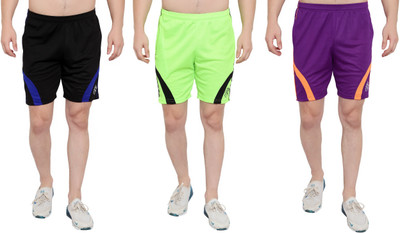 OORA Color Block Men Multicolor Sports Shorts