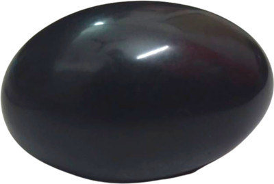 Epoojacart Natural Black Stone Saligram - Black Saligramam Decorative Showpiece  -  5 cm(Stone, Black)